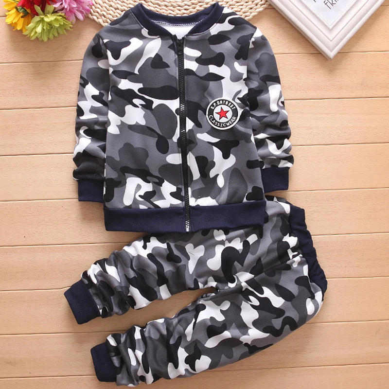 New 2018 Baby Boys Clothing Set Autumn Winter Thick Outerwear Chirldren's Sets Kids Tracksuit Long Sleeve Camouflage Coats Pants
New 2018 Baby Boys Clothing Set Autumn Winter Thick Outerwear Chirldren's Sets Kids Tracksuit Long Sleeve Camouflage Coats Pants