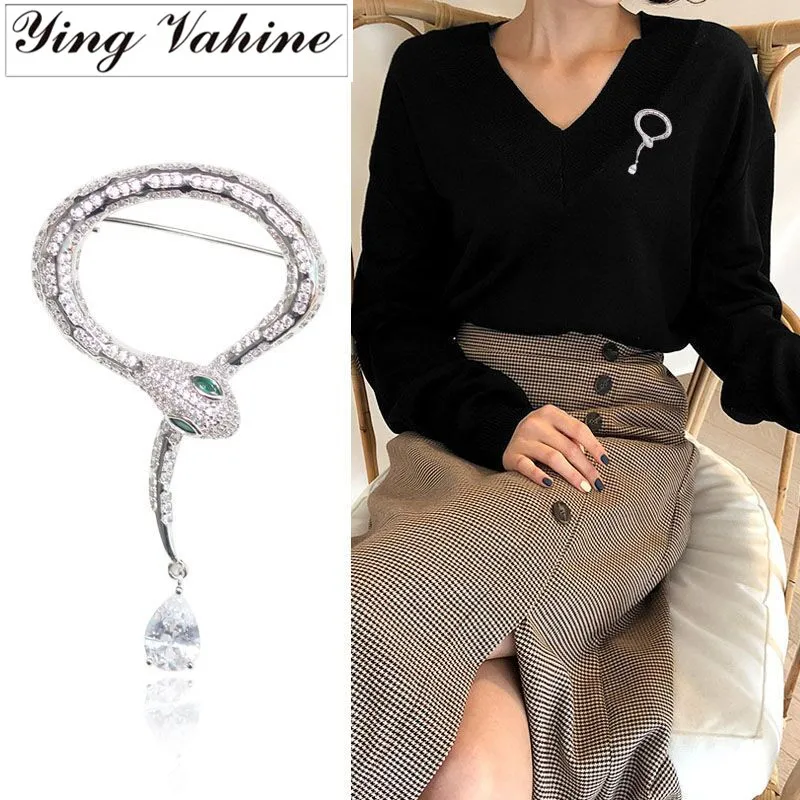 ying Vahine Fashion Animal Brooches Snake Brooch Pin for Women Jackets Dress Lapel Pins Badges Jewelry Accessories
ying Vahine Fashion Animal Brooches Snake Brooch Pin for Women Jackets Dress Lapel Pins Badges Jewelry Accessories