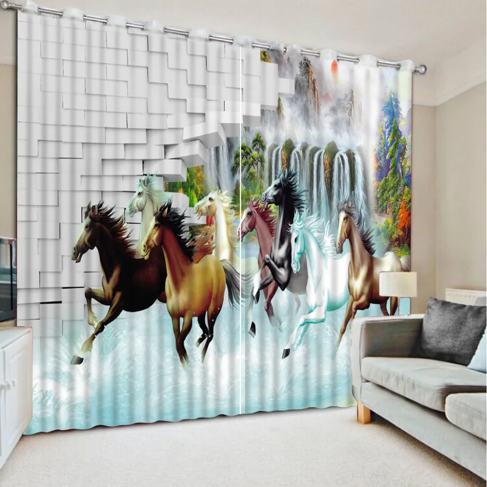 Custom photo bedding 3d curtains modern bedroom curtains home decor decoration brick horse curtains
Custom photo bedding 3d curtains modern bedroom curtains home decor decoration brick horse curtains