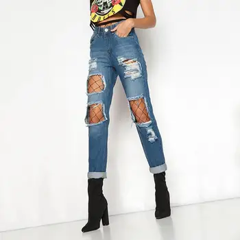 2018 New Vintage Holes Jeans Women Casual Denim Pants Spring Summer High Waist Ripped Jean For Female WS4256V
2018 New Vintage Holes Jeans Women Casual Denim Pants Spring Summer High Waist Ripped Jean For Female WS4256V