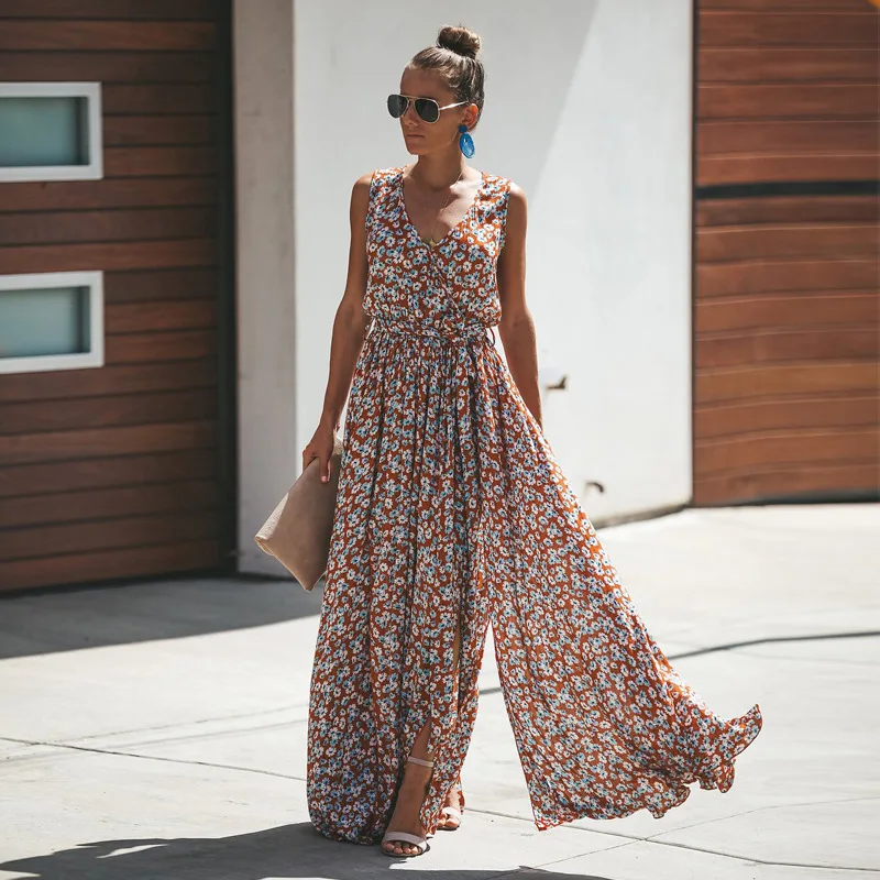 2019 Summer women boho bohemian long elegant vintage dress floral maxi dress viscose printed holiday style dress dress Eshining
2019 Summer women boho bohemian long elegant vintage dress floral maxi dress viscose printed holiday style dress dress Eshining