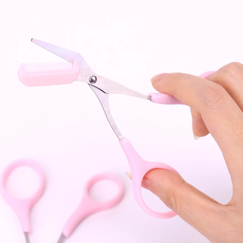 1PC Pink Eyebrow Trimmer Scissors With Comb Remover Makeup Tools Grooming Women Shaping Trimmer Eyelash Hair Clips
1PC Pink Eyebrow Trimmer Scissors With Comb Remover Makeup Tools Grooming Women Shaping Trimmer Eyelash Hair Clips