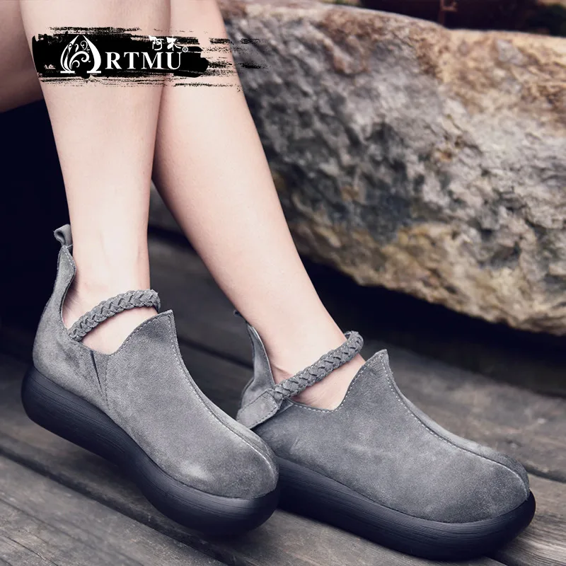 Artmu Original Retro Women Shoes New Genuine Leather Thick Sole Shoes Platform Handmade Shoes 603-7
Artmu Original Retro Women Shoes New Genuine Leather Thick Sole Shoes Platform Handmade Shoes 603-7