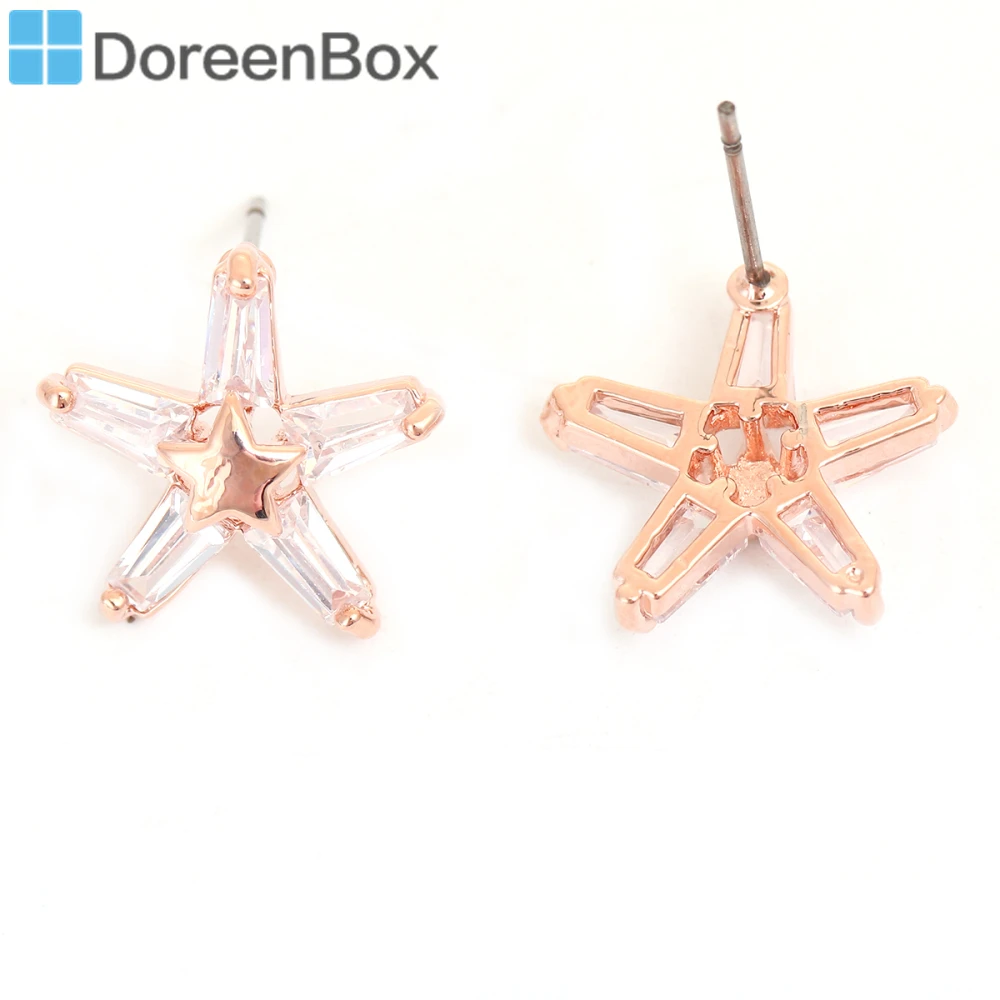 Doreen Box Women Fashion Star Stud Earrings Ear Post Clear Created Rhinestones Earrings Fashion Jewelry 15x15mm, 1 Pair
Doreen Box Women Fashion Star Stud Earrings Ear Post Clear Created Rhinestones Earrings Fashion Jewelry 15x15mm, 1 Pair