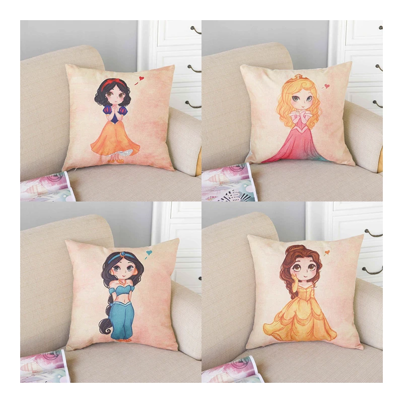Cartoon Mermaid Ariel Rapunzel Snow White Princess Decoratiove Cushion Home Decor Cushion Covers For Sofa Cute Pillow Case
Cartoon Mermaid Ariel Rapunzel Snow White Princess Decoratiove Cushion Home Decor Cushion Covers For Sofa Cute Pillow Case