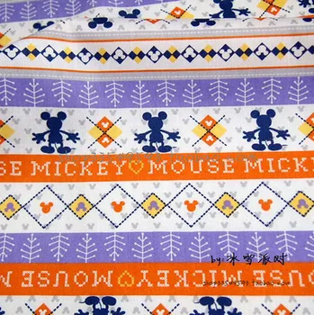 100*140cm Cartoon Lattice Mickey Cotton Sewing Fabric DIY Handmade Material Hometextile Patchwork Tissue Tilda Doll
100*140cm Cartoon Lattice Mickey Cotton Sewing Fabric DIY Handmade Material Hometextile Patchwork Tissue Tilda Doll