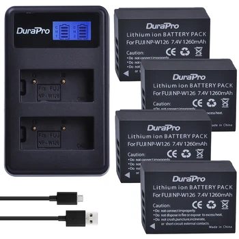 4pc NP-W126 NP W126 NPW126 Li-ion Battery + LCD USB Dual Charger For Fuji HS50 HS35 HS33 HS30EXR XA1 XE1 X-Pro1 XM1 X-T10 Camera
4pc NP-W126 NP W126 NPW126 Li-ion Battery + LCD USB Dual Charger For Fuji HS50 HS35 HS33 HS30EXR XA1 XE1 X-Pro1 XM1 X-T10 Camera