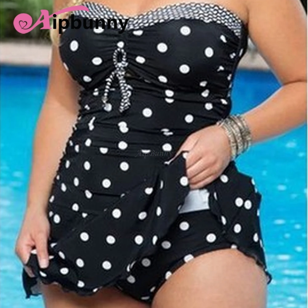 Aipbunny Large Size 4XL Dots Padded One Piece Swimsuit Strappy Bikinis 2018 Women Swimwear Bathing Suit Maillot De Bain Monokini
Aipbunny Large Size 4XL Dots Padded One Piece Swimsuit Strappy Bikinis 2018 Women Swimwear Bathing Suit Maillot De Bain Monokini