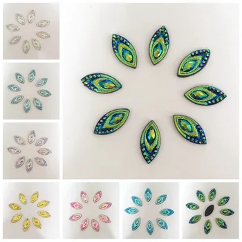 400pcs 7*15mm AB Resin Horse eye Flatback Rhinestone Wedding decoration Clothing accessories 2 Hole D22*10 
400pcs 7*15mm AB Resin Horse eye Flatback Rhinestone Wedding decoration Clothing accessories 2 Hole D22*10