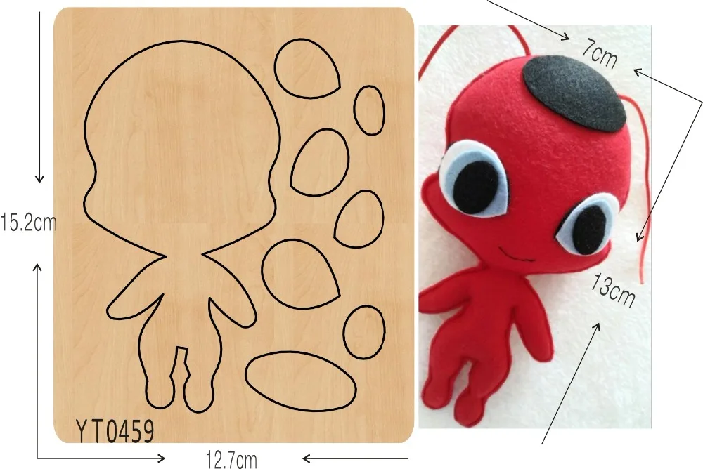 Little Red Ant DIY new wooden mould cutting dies for scrapbooking Thickness-15.8mm/muyu/YT0459
Little Red Ant DIY new wooden mould cutting dies for scrapbooking Thickness-15.8mm/muyu/YT0459