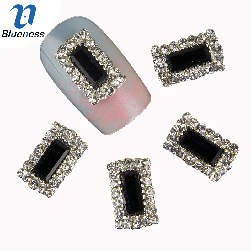 Blueness 10Pcs/Lot 3D Decorations For Nails Art Glitter Rhinestone Square Design Nail Alloy Supplies Accessories Studs TN275
Blueness 10Pcs/Lot 3D Decorations For Nails Art Glitter Rhinestone Square Design Nail Alloy Supplies Accessories Studs TN275