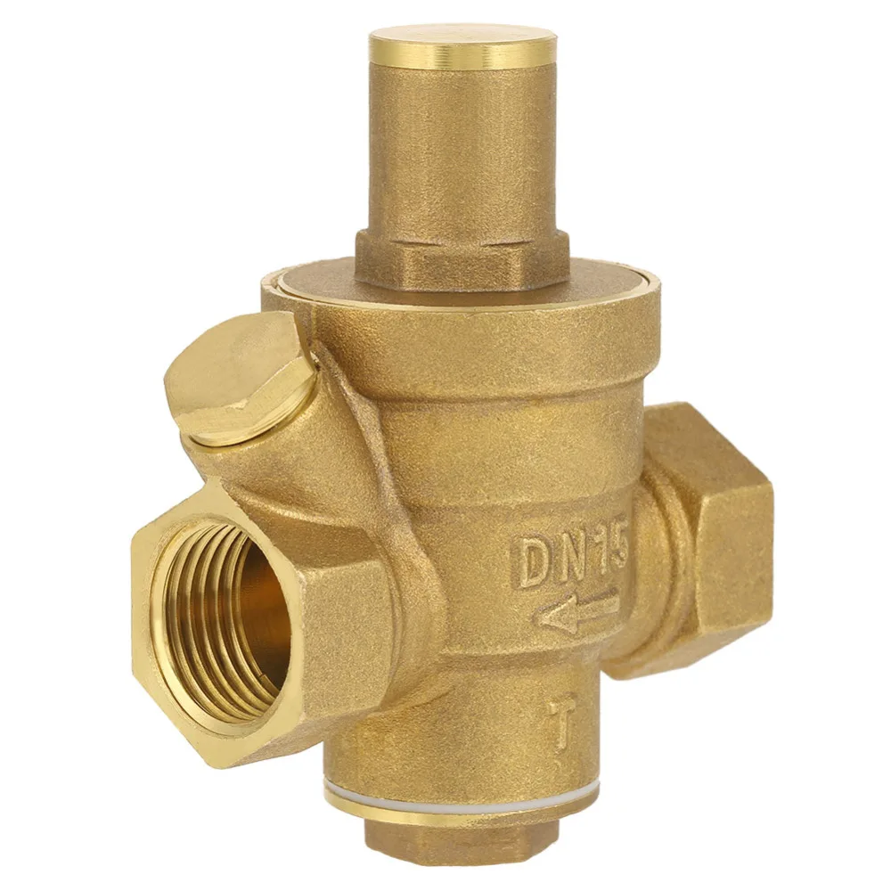 DN15 1/2" Brass Water Pressure Reducing Regulator Valve Adjustable Thread Water Pressure Reducing Valve
DN15 1/2" Brass Water Pressure Reducing Regulator Valve Adjustable Thread Water Pressure Reducing Valve