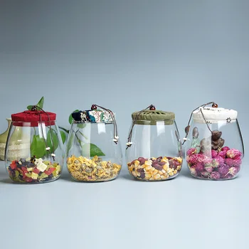 2pcs Modern Simple Glass Jars Beautiful Cloth Cork Cover Transparent Sealed Cans Large Snack Storage Jar Landscape Cans
2pcs Modern Simple Glass Jars Beautiful Cloth Cork Cover Transparent Sealed Cans Large Snack Storage Jar Landscape Cans