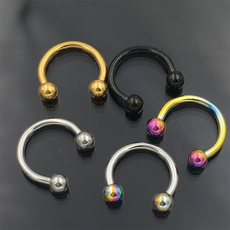 5pcs 316L Surgical Horseshoe Piercings Septo Nose Lip Eyebrow Ear Septum Cartilage Helix Captive Hoop Ring Piercing Labret Nariz
5pcs 316L Surgical Horseshoe Piercings Septo Nose Lip Eyebrow Ear Septum Cartilage Helix Captive Hoop Ring Piercing Labret Nariz