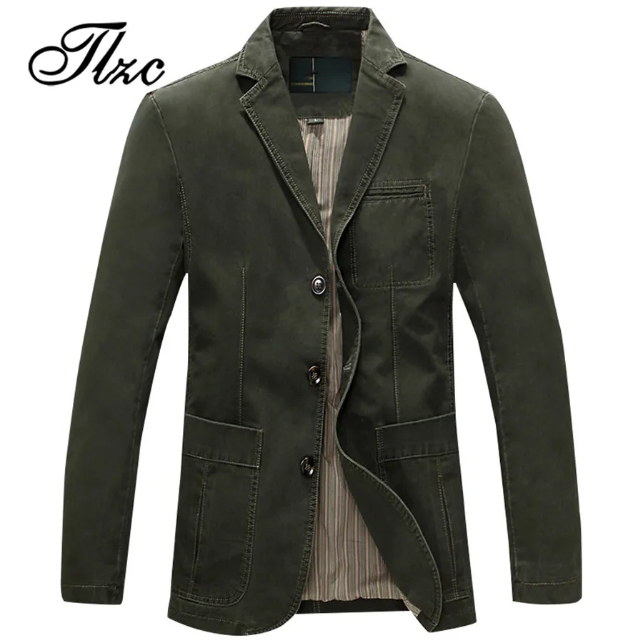 TLZC 2019 spring mens suit coat Office Men cotton casual blazer Plus Size M-4XL men's Button jacket blazers masculino jacket
TLZC 2019 spring mens suit coat Office Men cotton casual blazer Plus Size M-4XL men's Button jacket blazers masculino jacket