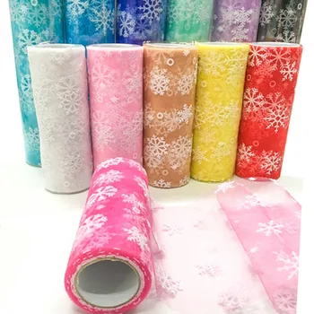 1 roll snowflake voile christmas decorations for home green tulle roll spool craft party wedding decoration accessories supplies
1 roll snowflake voile christmas decorations for home green tulle roll spool craft party wedding decoration accessories supplies
