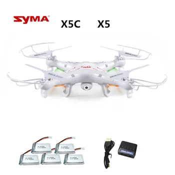 Syma X5C X5C-1 (Drone with Camera 2.0MP) Quadrocopter with Camera RC Drone Quadcopter or Syma X5 X5-1 (No Camera) 2.4G 4CH Dron
Syma X5C X5C-1 (Drone with Camera 2.0MP) Quadrocopter with Camera RC Drone Quadcopter or Syma X5 X5-1 (No Camera) 2.4G 4CH Dron