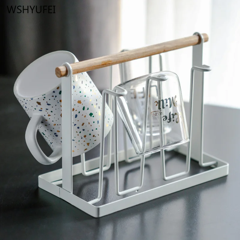 Iron Drain Cup Holder Upside Down Glass Mug Cups Hanger Shelf Storage Rack toothbrush cup holder
Iron Drain Cup Holder Upside Down Glass Mug Cups Hanger Shelf Storage Rack toothbrush cup holder