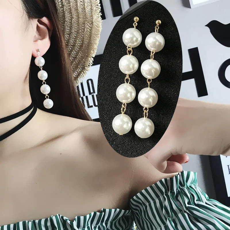 Tassel Statement Earrings Beaded Simulated Pearl Earrings Drop Big Long Earrings For Women Pendientes Oorbellen Gift
Tassel Statement Earrings Beaded Simulated Pearl Earrings Drop Big Long Earrings For Women Pendientes Oorbellen Gift