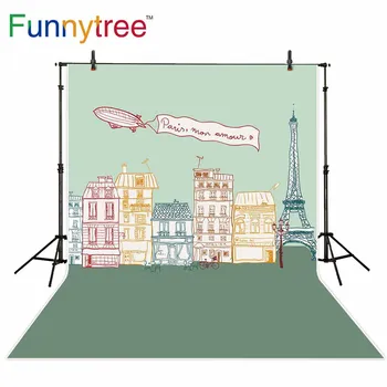 Funnytree backgrounds for photo studio Paris Eiffel Tower travel Airship building painting professional backdrop photocall
Funnytree backgrounds for photo studio Paris Eiffel Tower travel Airship building painting professional backdrop photocall