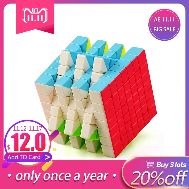 LeadingStar 7X7 Colorful Magic Cube Brain Teaser Adult Releasing Pressure Puzzle Speed Cube For Children Gift Education Toy
LeadingStar 7X7 Colorful Magic Cube Brain Teaser Adult Releasing Pressure Puzzle Speed Cube For Children Gift Education Toy
