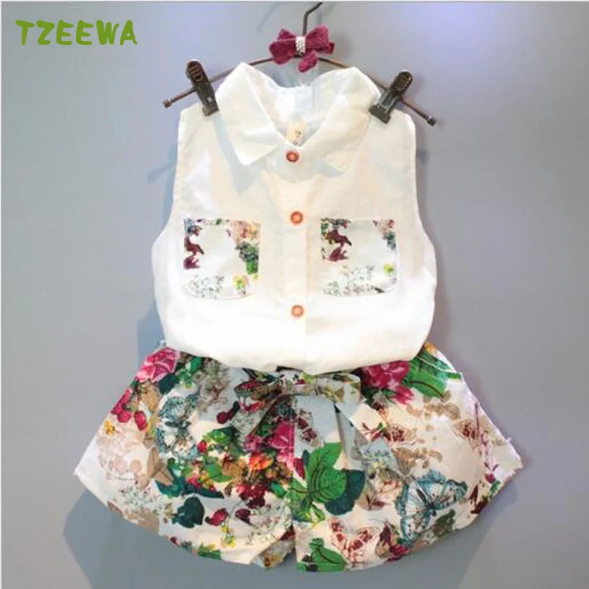 Summer Girls Clothing Sets Baby Toddler Kids Girl Clothes Tops+Short Pants 2pcs Suit Roupa Menina Princess Brand Girls Set
Summer Girls Clothing Sets Baby Toddler Kids Girl Clothes Tops+Short Pants 2pcs Suit Roupa Menina Princess Brand Girls Set