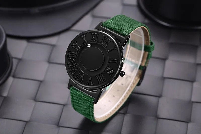 0EUTOUR Colors Canvas Strap watch man Magnetic Ball Quartz Watches Personify Waterproof Male Clock Simple Mimimalist Wristwatches (6)