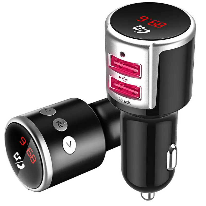 2019 New QC3.0 Quick Charge Car Charger Hands-free Bluetooth 4.2 Car Kit Wireless FM Transmitter Car MP3 Player
2019 New QC3.0 Quick Charge Car Charger Hands-free Bluetooth 4.2 Car Kit Wireless FM Transmitter Car MP3 Player