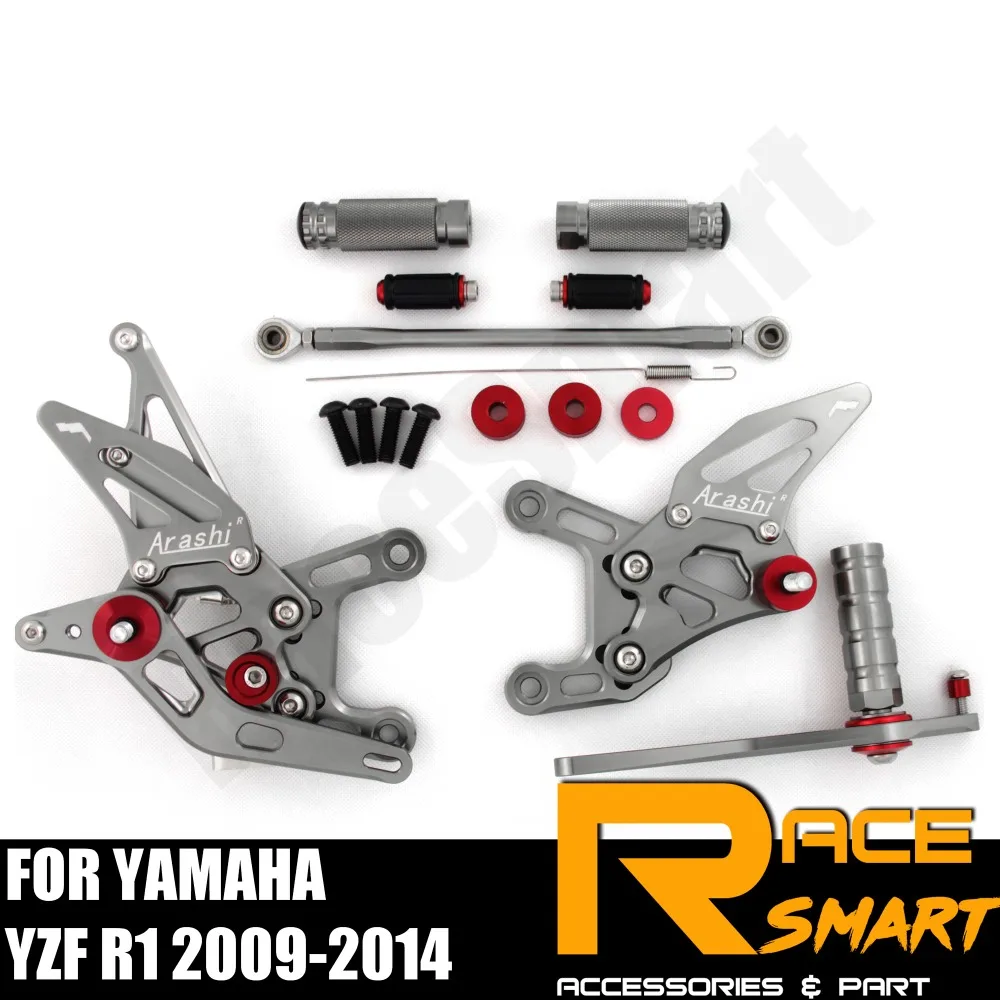 FOR YAMAHA YZF R1 2009 - 2014 R 1 R-1 Rear Footrests Foot Rest Pegs Pedal Motorcycle Accessories CNC Adjustable Rearset FootPegs
FOR YAMAHA YZF R1 2009 - 2014 R 1 R-1 Rear Footrests Foot Rest Pegs Pedal Motorcycle Accessories CNC Adjustable Rearset FootPegs