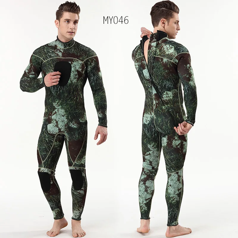 3mm Camouflage Diving Suit Men Snorkeling Equipment Long Sleeve Swimming Wetsuit One-Piece and Close Body Diving Swimwear
3mm Camouflage Diving Suit Men Snorkeling Equipment Long Sleeve Swimming Wetsuit One-Piece and Close Body Diving Swimwear