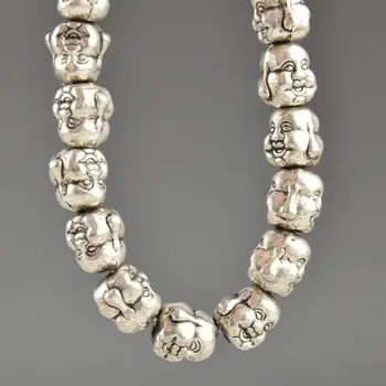 Elaborate Chinese Tibetan Silver Old Buddha Heaed Satatue Bracelet
Elaborate Chinese Tibetan Silver Old Buddha Heaed Satatue Bracelet