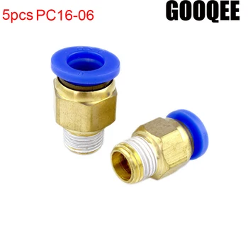 5PCS PC16-06 16mm Hole push to 3/4" BSPT OD 25.7mm male thread Straight Quick Connector Pneumatic Fittings brass connector
5PCS PC16-06 16mm Hole push to 3/4" BSPT OD 25.7mm male thread Straight Quick Connector Pneumatic Fittings brass connector