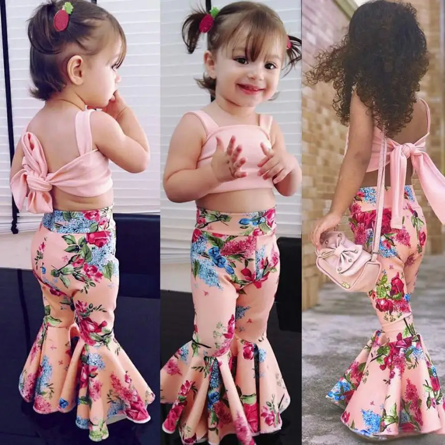 TELOTUNY 2018 Children Girls Summer Clothes 2pcs Toddler Baby Kids Girls Floral Bow Clothes Tops Vest+Pants Set Outfits 5.22 
TELOTUNY 2018 Children Girls Summer Clothes 2pcs Toddler Baby Kids Girls Floral Bow Clothes Tops Vest+Pants Set Outfits 5.22
