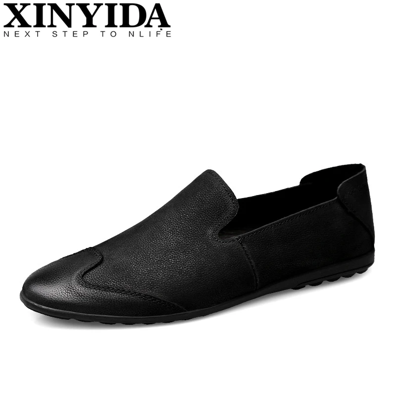 Top Quality Genuine Leather Men Loafers Men's Slip On Breathable Light Simple Casual Shoes Fashion Men Boat Shoes Plus Size36-47 
Top Quality Genuine Leather Men Loafers Men's Slip On Breathable Light Simple Casual Shoes Fashion Men Boat Shoes Plus Size36-47