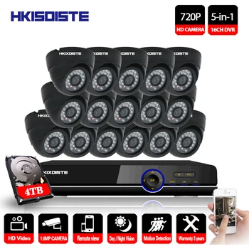 16CH 1080P DVR AHD Security Camera System&720P 1.0MP IR Nightvision CCTV Camera indoor Home Video Surveillance Kit Email Alarm
16CH 1080P DVR AHD Security Camera System&720P 1.0MP IR Nightvision CCTV Camera indoor Home Video Surveillance Kit Email Alarm