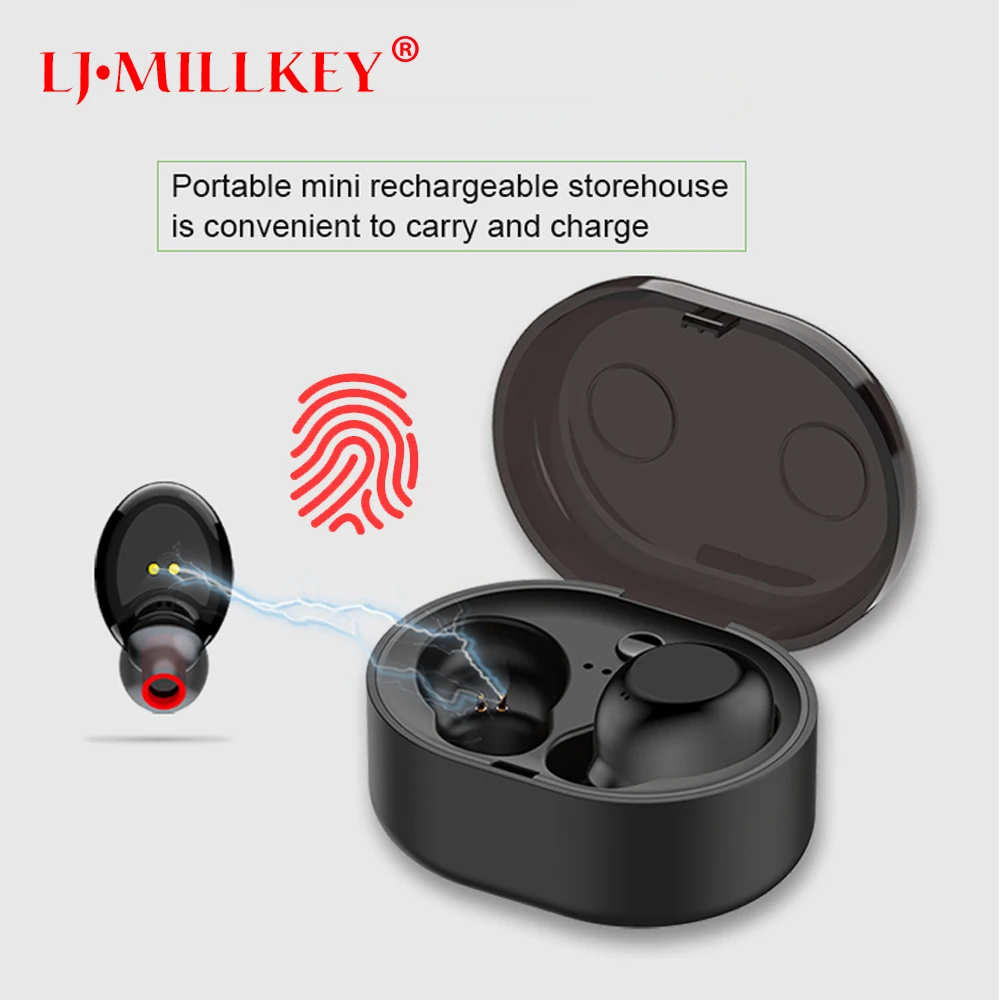 TWS Bluetooth 5.0 Earphone True Wireless Stereo Earbud IPX6 Waterproof Bluetooth Headset for Phone HD Communication YZ213
TWS Bluetooth 5.0 Earphone True Wireless Stereo Earbud IPX6 Waterproof Bluetooth Headset for Phone HD Communication YZ213
