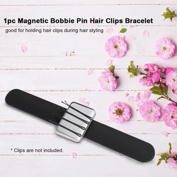 1pc Magnetic Bobbie Pin Hair Clips Wrist Strap Bobby Pins Wristband Holder Hairstyling Tools Accessories For Salon Use
1pc Magnetic Bobbie Pin Hair Clips Wrist Strap Bobby Pins Wristband Holder Hairstyling Tools Accessories For Salon Use