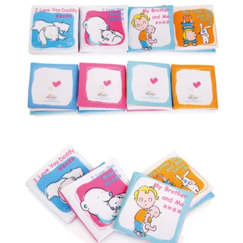 4Pcs/set Creative Soft Cloth Books Toys For Children Love Daddy Mommy Brother Pet Dog Learning Education Story Quiet Books
4Pcs/set Creative Soft Cloth Books Toys For Children Love Daddy Mommy Brother Pet Dog Learning Education Story Quiet Books
