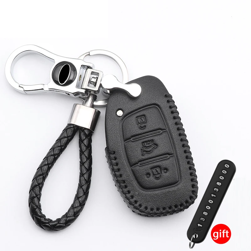Genuine Leather Car Remote Key Holder Case Cover For Hyundai i20 i30 IX25 IX35 Tucson Verna Solaris Elantra Accent Car Styling
Genuine Leather Car Remote Key Holder Case Cover For Hyundai i20 i30 IX25 IX35 Tucson Verna Solaris Elantra Accent Car Styling