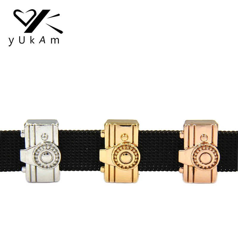 YUKAM Sliders Jewelry PHOTOGRAPHY Camera Slide Charms Keeper for Leather Stainless Steel Mesh Keeper Bracelet Accessories Making
YUKAM Sliders Jewelry PHOTOGRAPHY Camera Slide Charms Keeper for Leather Stainless Steel Mesh Keeper Bracelet Accessories Making