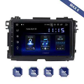 Android 9.0 Car Radio 2 Din GPS Navi for Honda Vezel HR-V HRV 2014 2015 2016 2017 2018 PX6 DSP IPS HDMI 4Gb+64Gb RDS WIFI USB BT
Android 9.0 Car Radio 2 Din GPS Navi for Honda Vezel HR-V HRV 2014 2015 2016 2017 2018 PX6 DSP IPS HDMI 4Gb+64Gb RDS WIFI USB BT