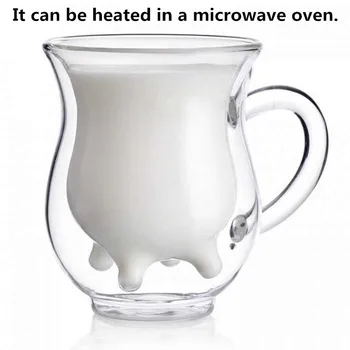 Double Wall Milk Glass Cup Cow Udder Shape Tea Cup Juice Water Coffee Mug Handle Glass Clear Wine Beer Jar Kitchen Drinkware
Double Wall Milk Glass Cup Cow Udder Shape Tea Cup Juice Water Coffee Mug Handle Glass Clear Wine Beer Jar Kitchen Drinkware