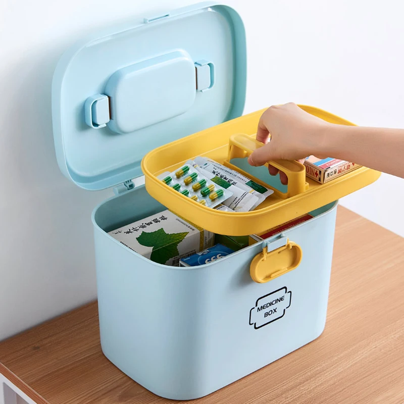 First Aid Kit Box Storage Organizer Large Medical Box Plastic Container Multi-layer Medicine Box Nordic Home Medicine Cabinet
First Aid Kit Box Storage Organizer Large Medical Box Plastic Container Multi-layer Medicine Box Nordic Home Medicine Cabinet
