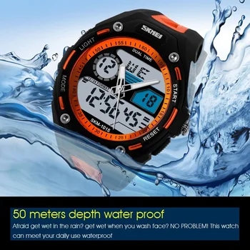 SKMEI Brand Men's Quartz Watch Men Sports Watches LED Military Digital Wristwatches Swimming Diving Hand Clock Montre Homme
SKMEI Brand Men's Quartz Watch Men Sports Watches LED Military Digital Wristwatches Swimming Diving Hand Clock Montre Homme