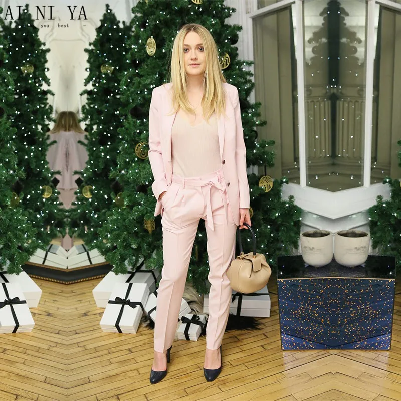 CUSTOM pink 2 piece set women business suits female office uniform work wear suits ladies trouser pant suits womens tuxedo 
CUSTOM pink 2 piece set women business suits female office uniform work wear suits ladies trouser pant suits womens tuxedo