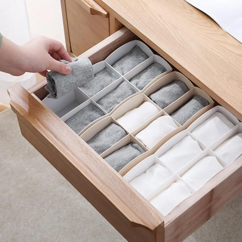 Home 6 Grids Multifunctional Underwear Socks Makeup Organizer Storage Box Container
Home 6 Grids Multifunctional Underwear Socks Makeup Organizer Storage Box Container