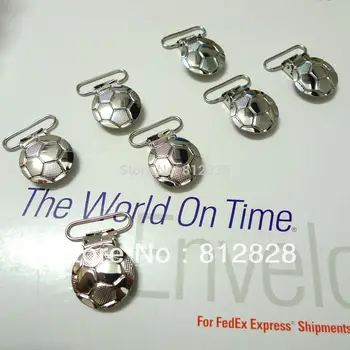25pcs 1'' 25mm Wide Soccer Shaped Pacifier Clips
25pcs 1'' 25mm Wide Soccer Shaped Pacifier Clips