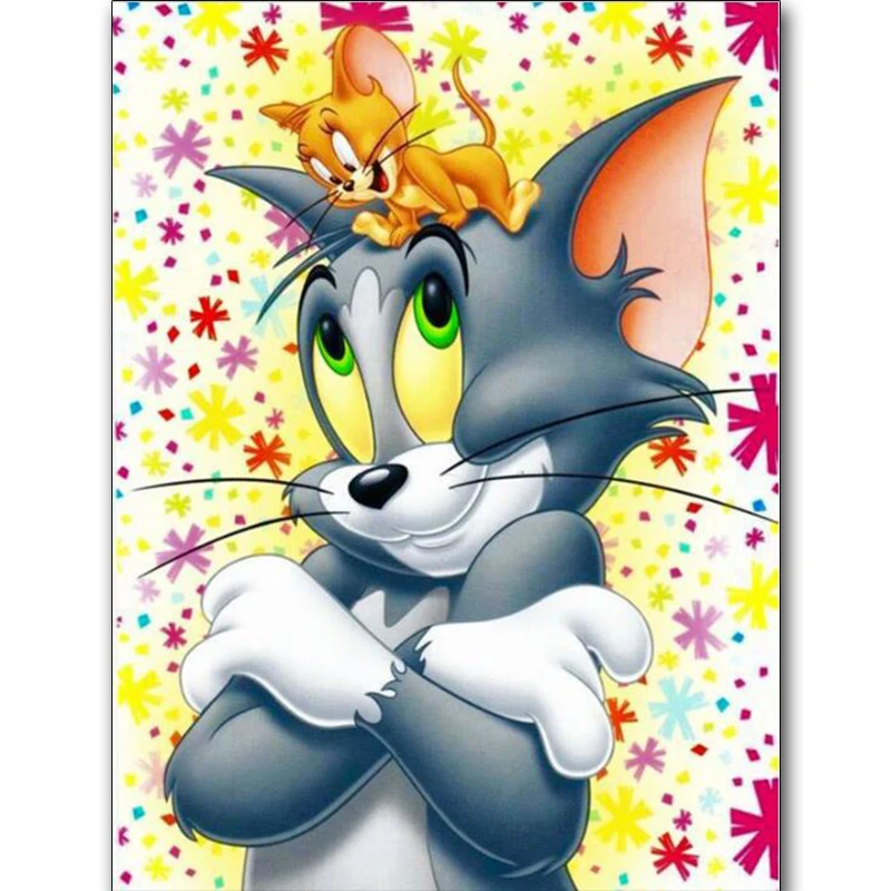 DIY Diamond Painting Tom and Jerry Full Square / Round Diamond Diamond Embroidery Mosaic Art Decoration Children's Handmade Gift
DIY Diamond Painting Tom and Jerry Full Square / Round Diamond Diamond Embroidery Mosaic Art Decoration Children's Handmade Gift