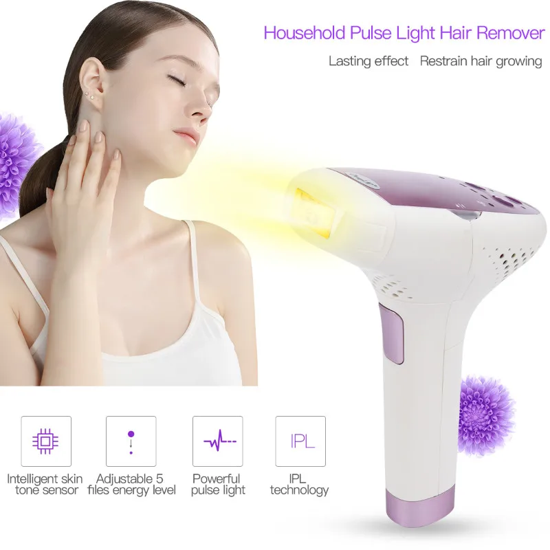 

Permanent IPL Laser Hair Removal Machine Electric Female Epilator Depilador Shaver Razor Photon Pulsed Light Hair Remover Device