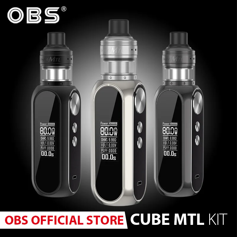 2018 Original OBS Cubemtl with engine rta mtl Tank 3000 mah 80w Max Output & 2ml OBS Cubeatomizer
2018 Original OBS Cubemtl with engine rta mtl Tank 3000 mah 80w Max Output & 2ml OBS Cubeatomizer